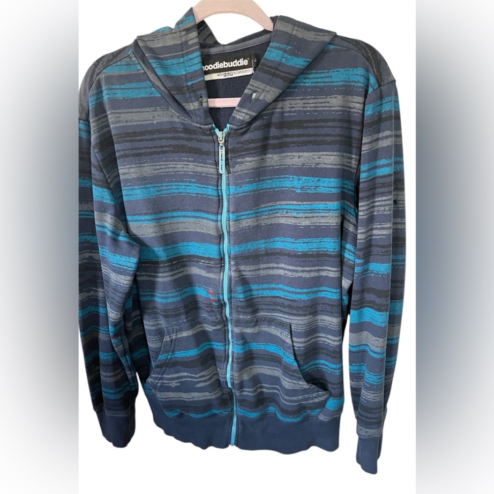 Hoodiebuddie Imperfection Zip Up Jacket Sz Large